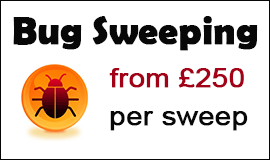 Bug Sweeping Cost in Daventry